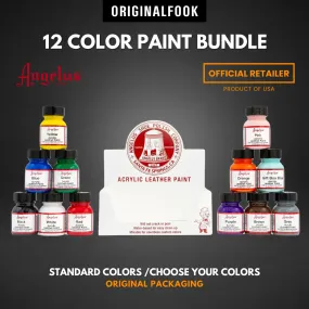 Angelus 12 Color Paint Bundle