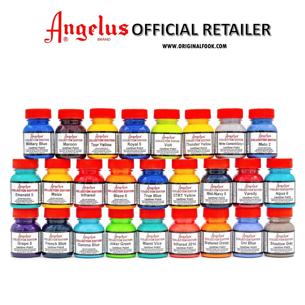 Angelus 12 Color Paint Bundle