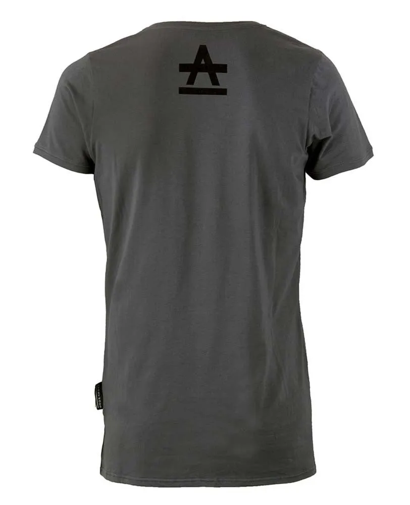 ANONYMOUS Barcode Long T-Shirt - Grey