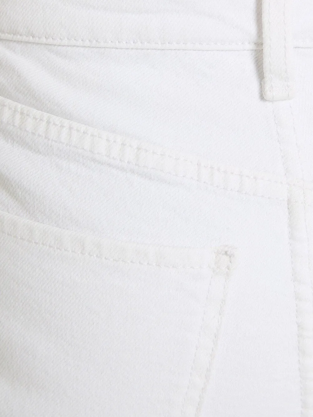 Bershka flared jeans, white