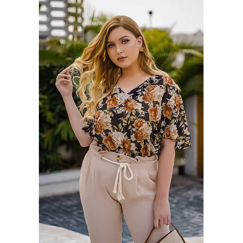 Blossom Breeze V-neck Top