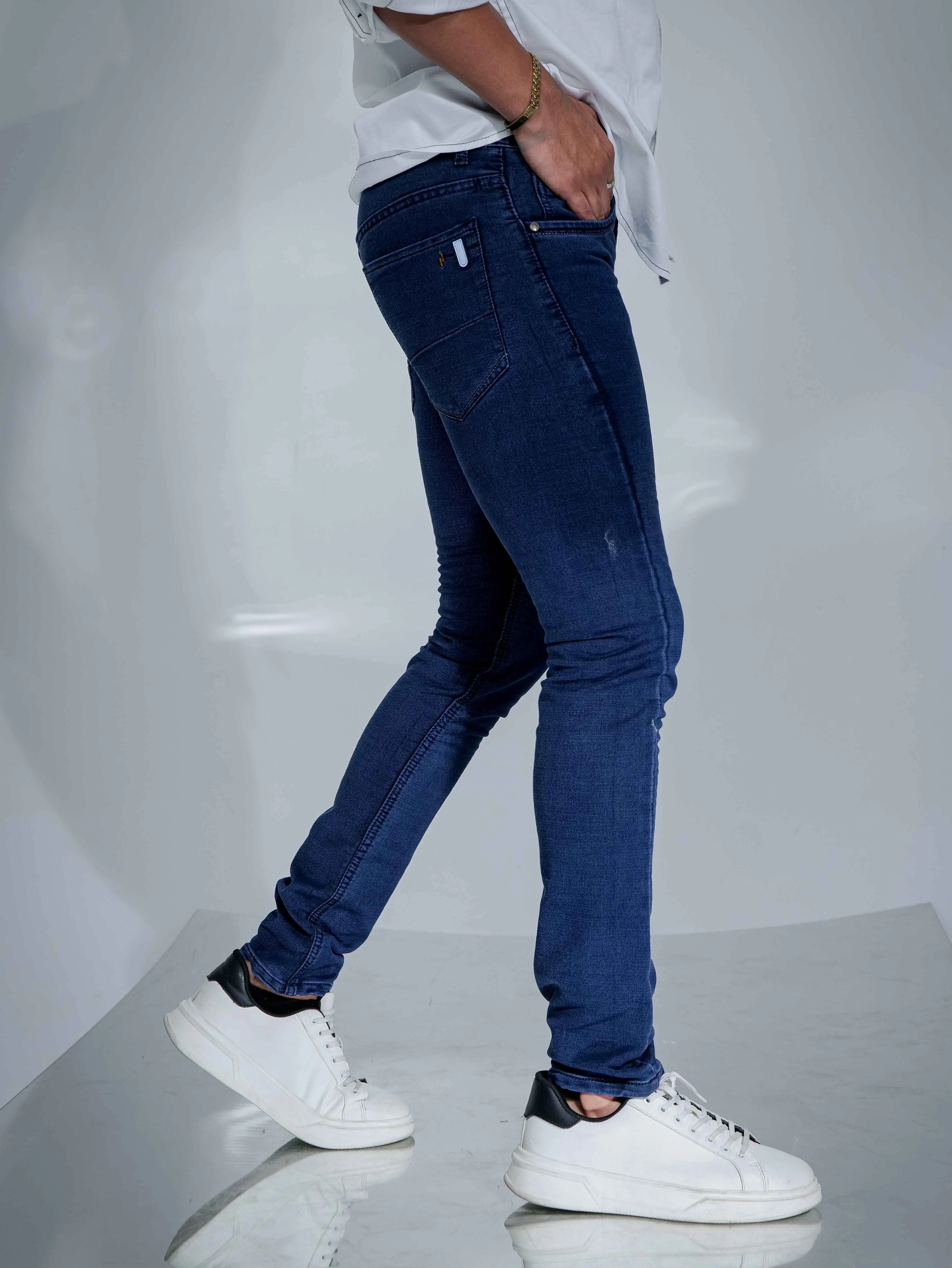 Blue Skinny Stretch Jeans