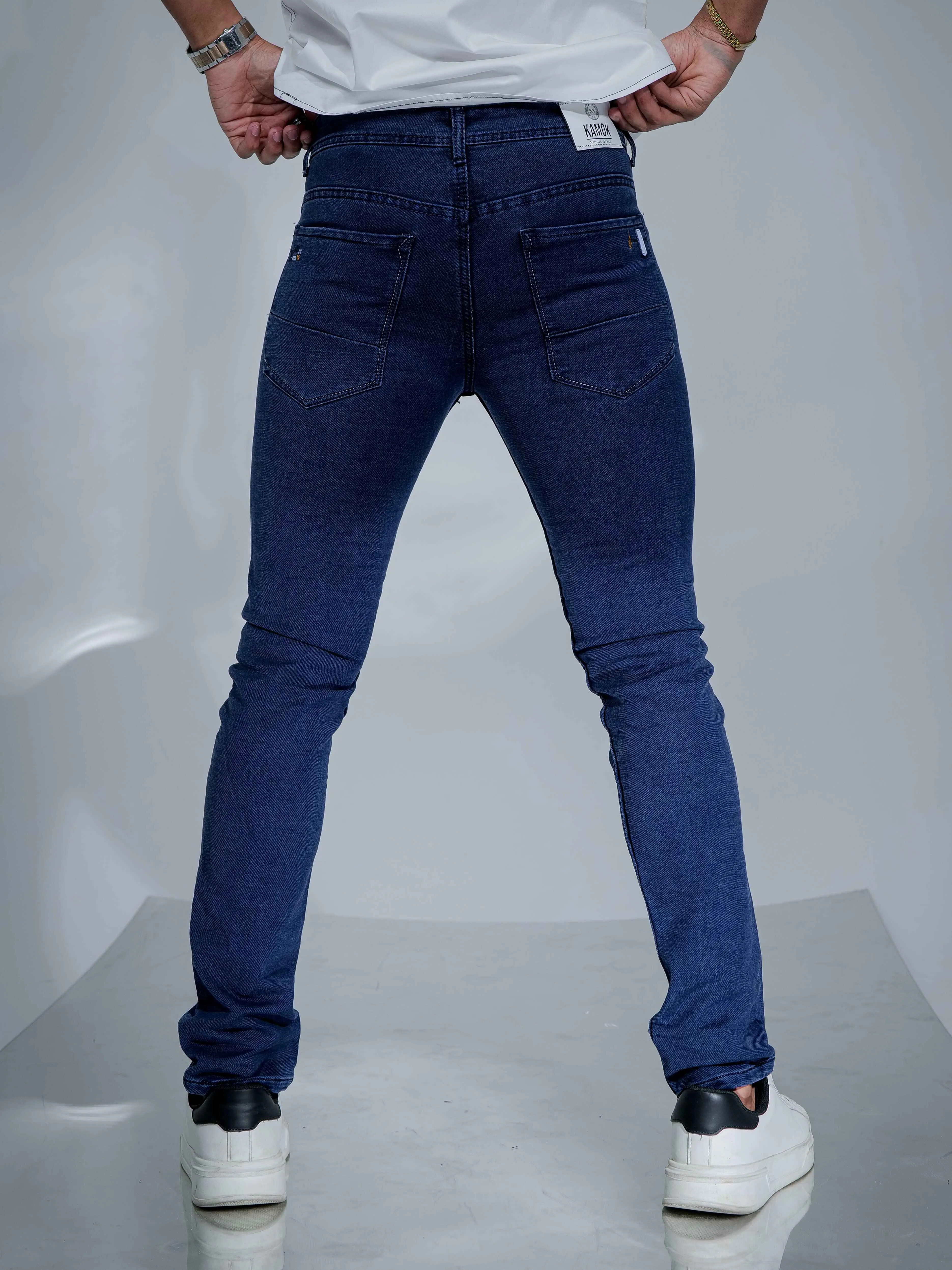 Blue Skinny Stretch Jeans