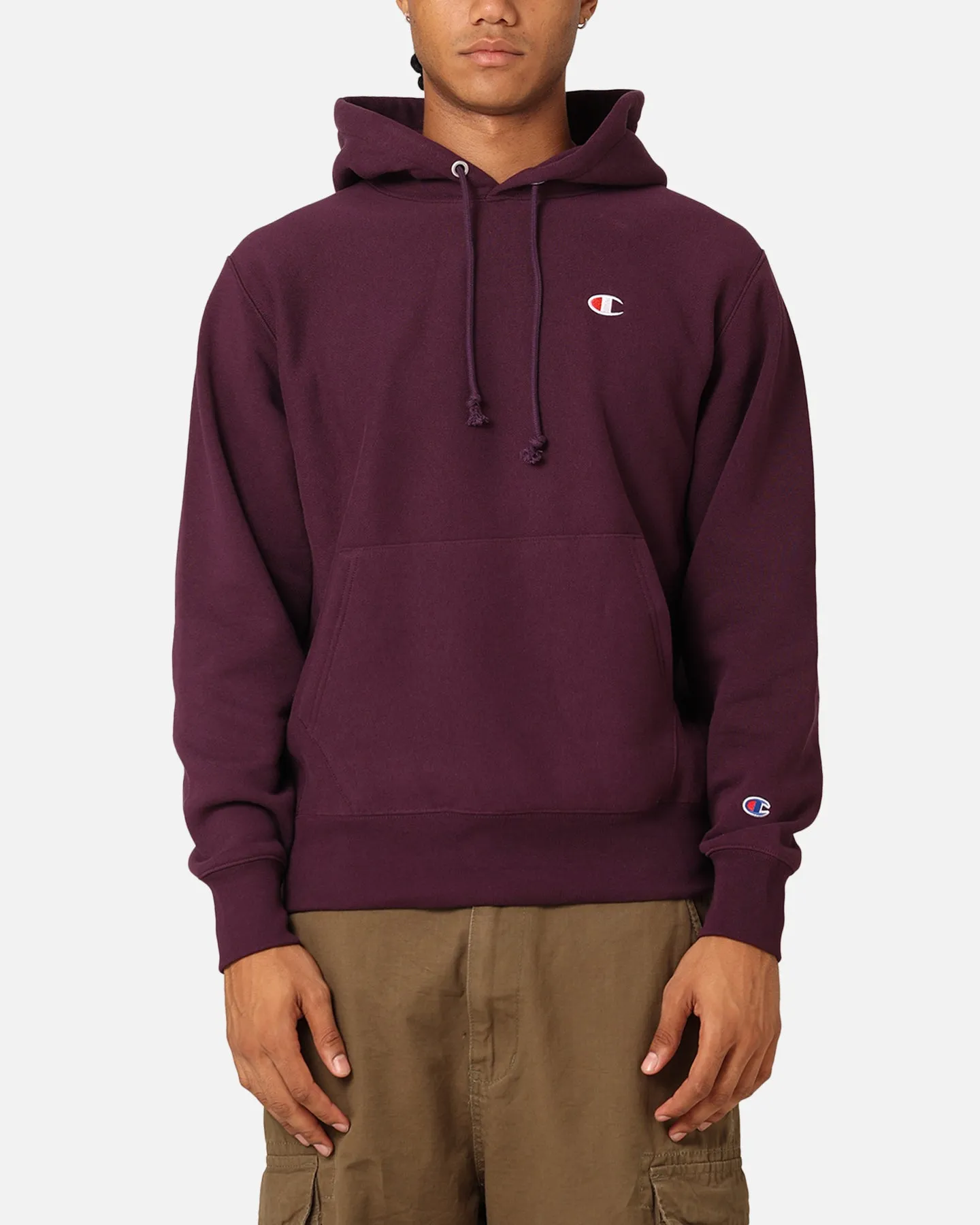 Champion Reverse Weave Small C Hoodie Fake Empire