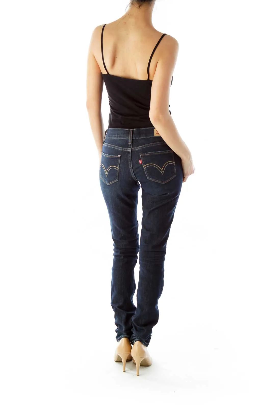 Dark Blue Skinny Jeans'