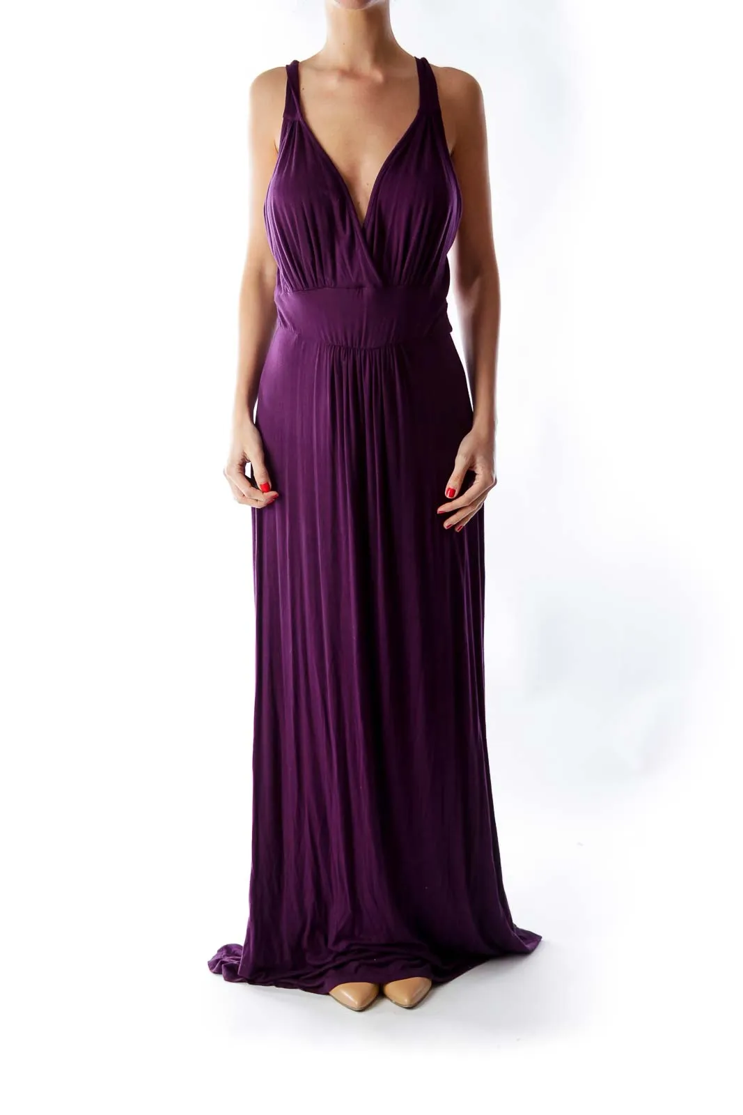 Dark Purple Maxi Dress