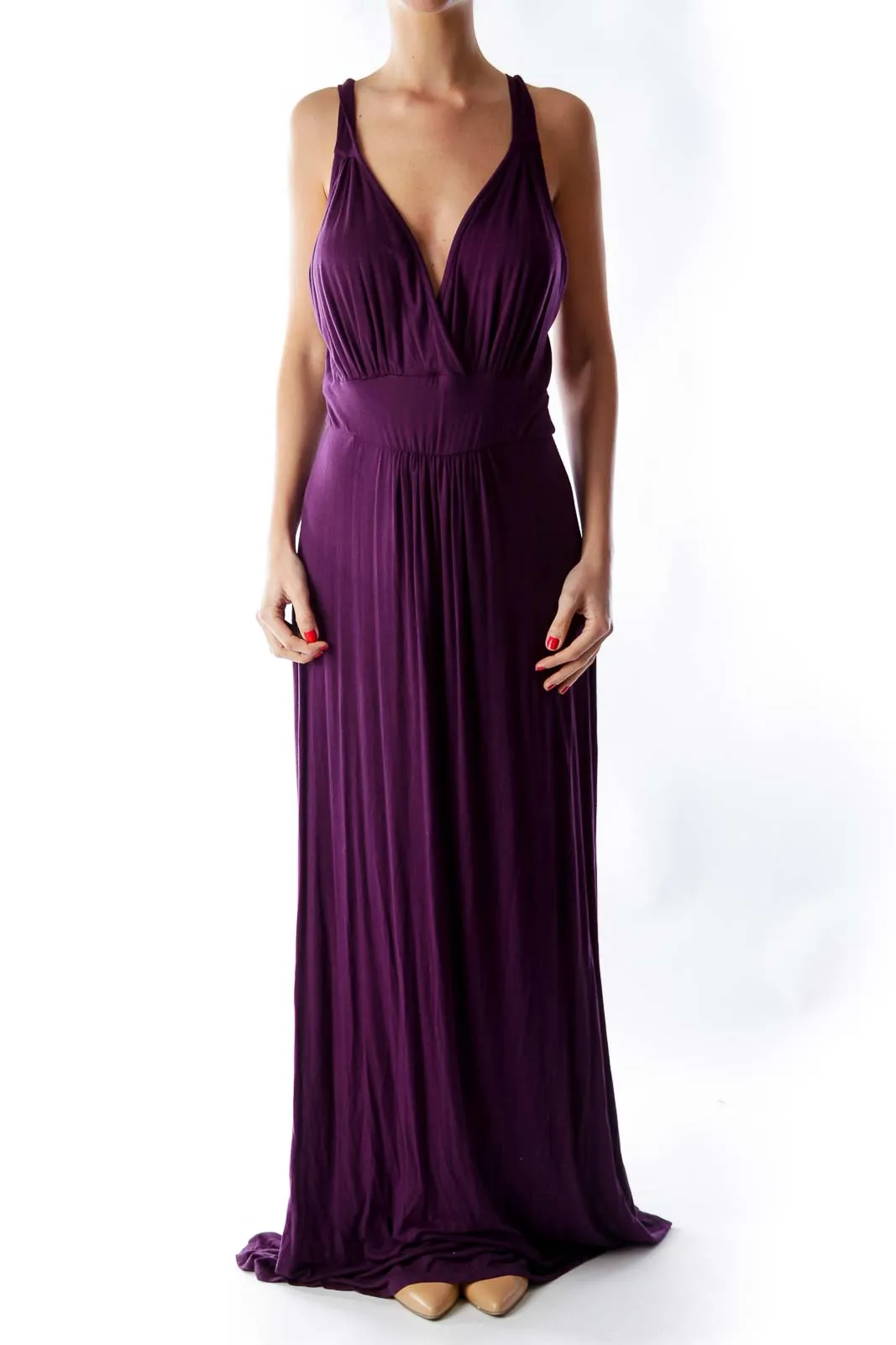 Dark Purple Maxi Dress