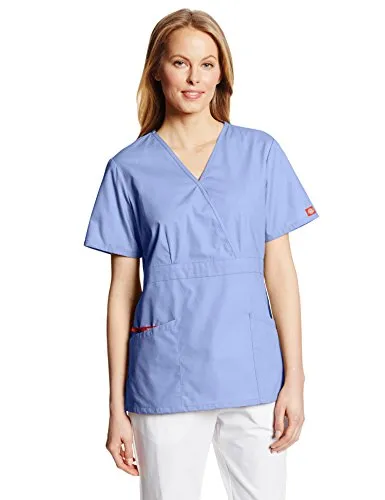 Dickies 86806 Women's EDS Signature Mock Wrap Top with Multiple Instrument Loop