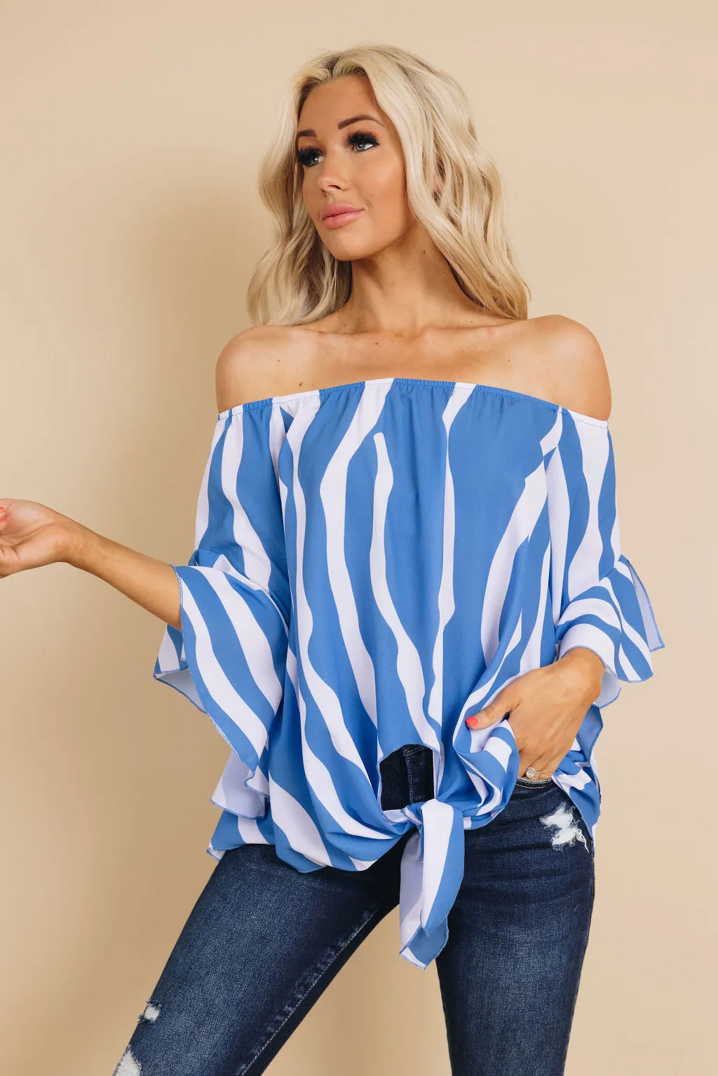 Empire Stripes Blouse