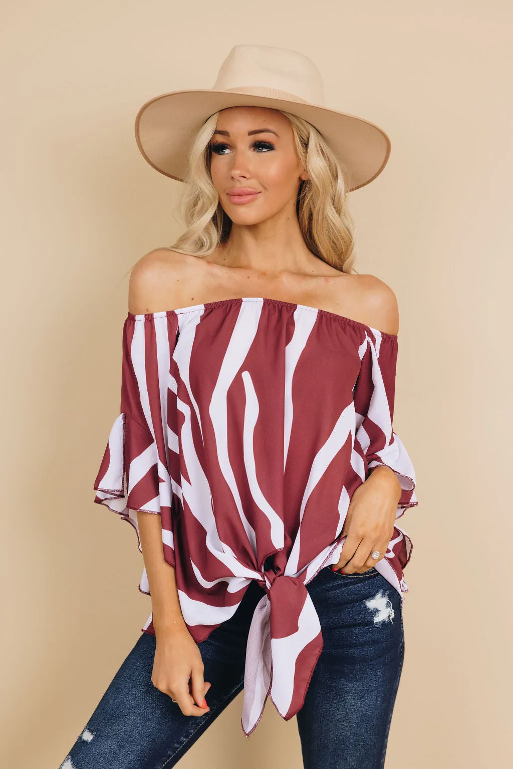 Empire Stripes Blouse