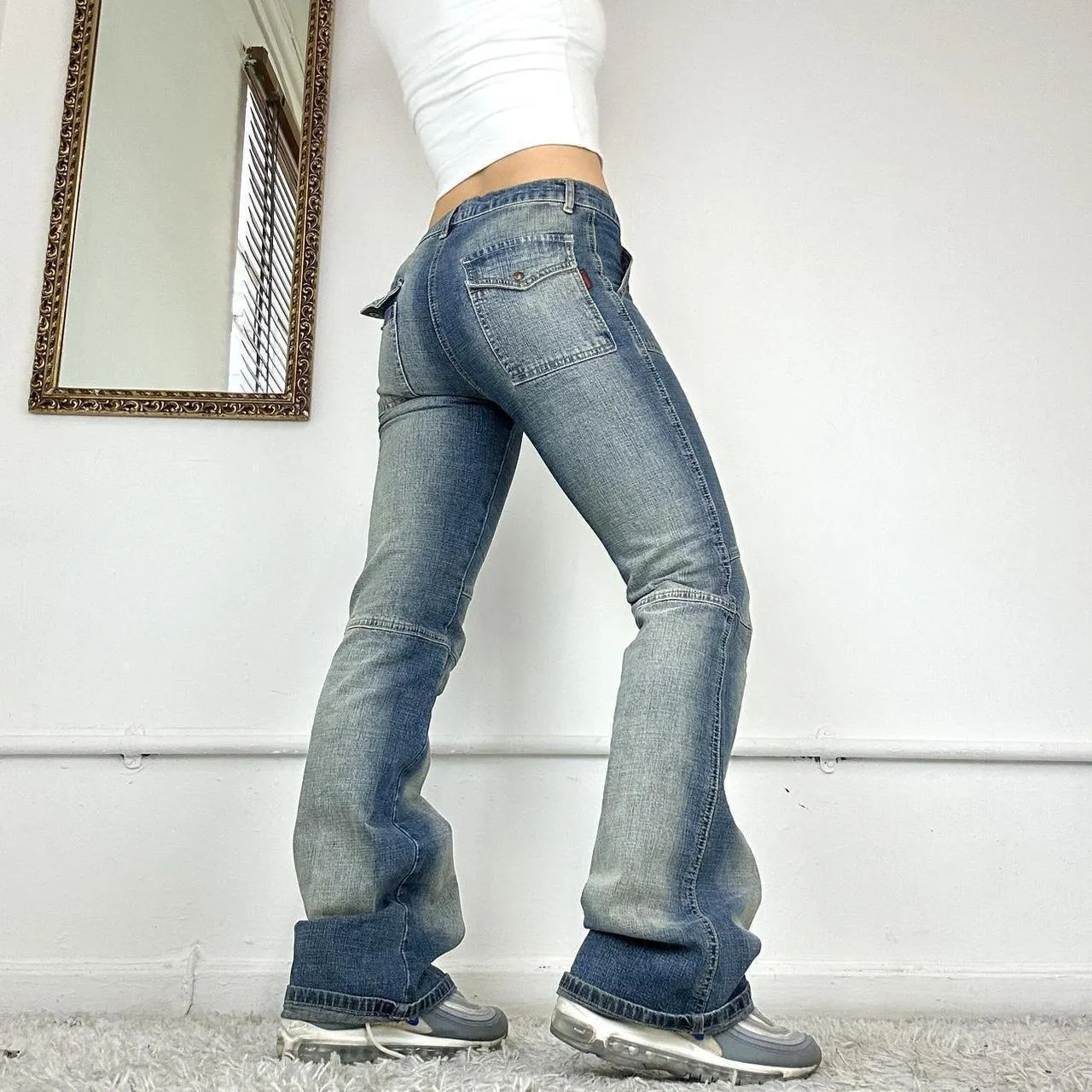 flared 2000s jeans