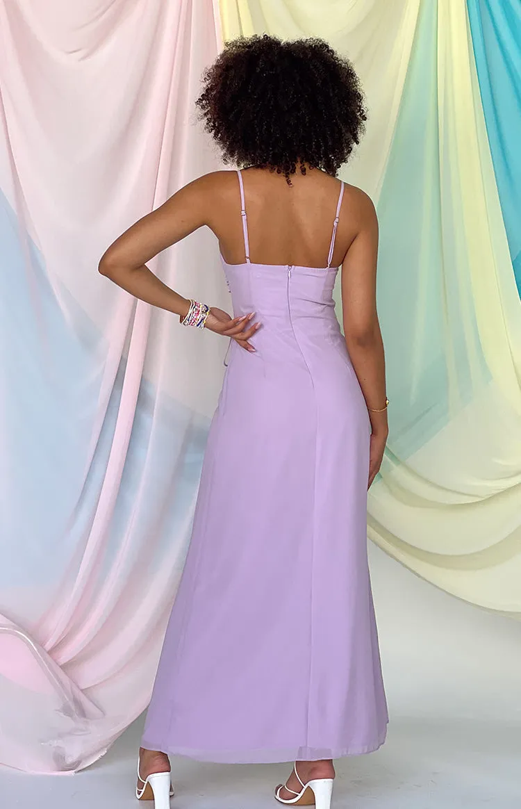 Flossie Lilac Maxi Sleeveless Dress