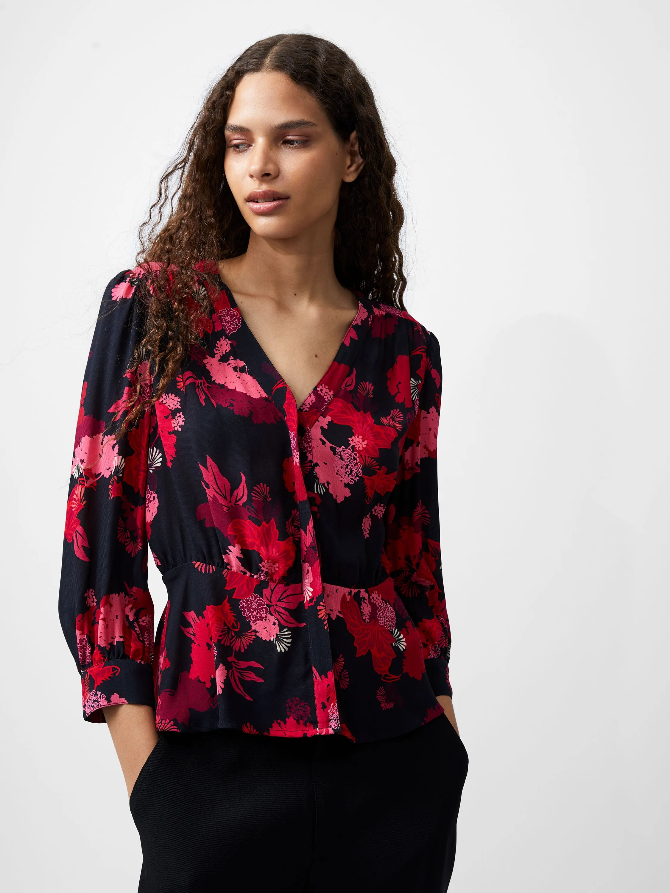 Foliage Chiara Balloon Sleeve Top