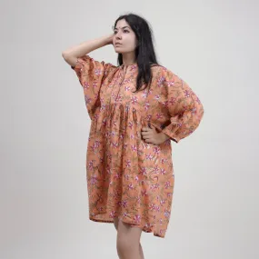 Hand Block Floral Printed Soft Cotton Best Dresses For Women