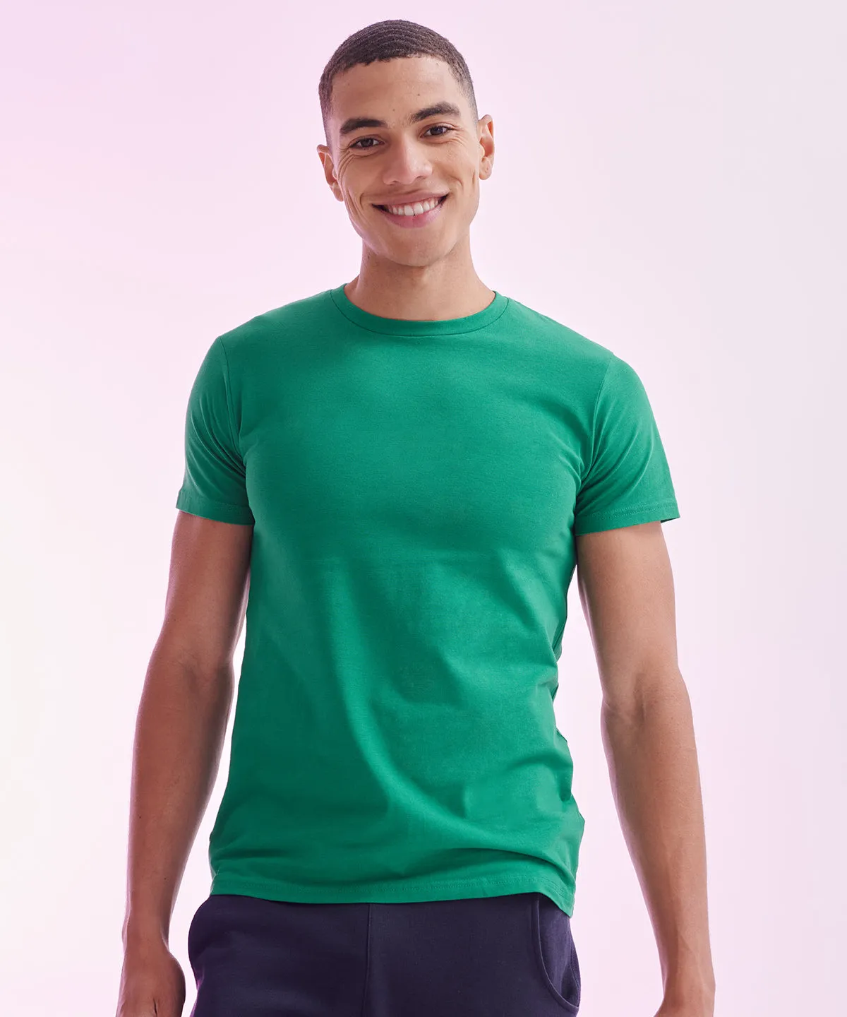 Heather Blue - Men's feel good stretch t-shirt