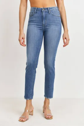 High Rise Vintage Wash Skinny Jeans