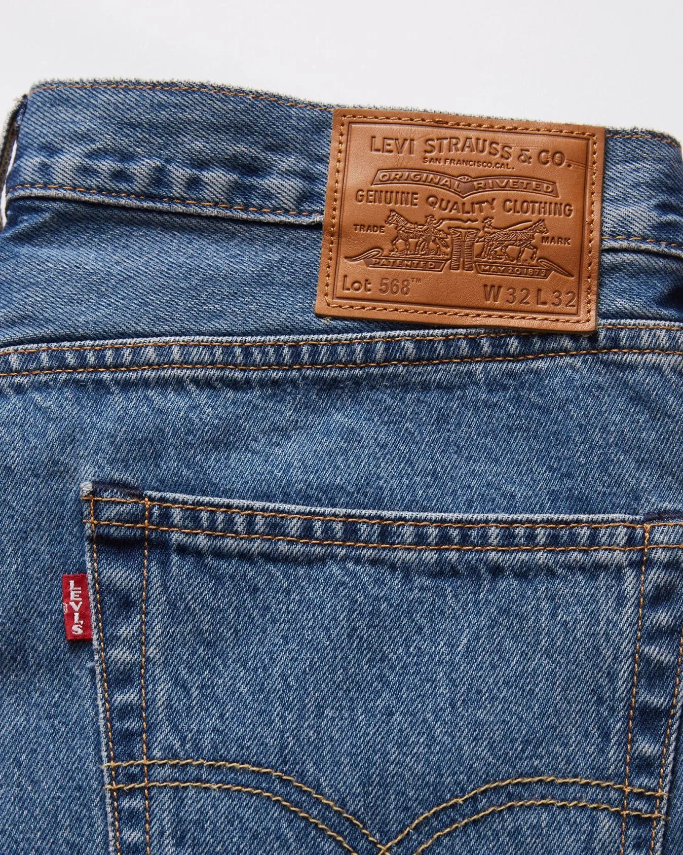 Levi's® 568 Stay Loose Mens Jeans - Blue Essentials