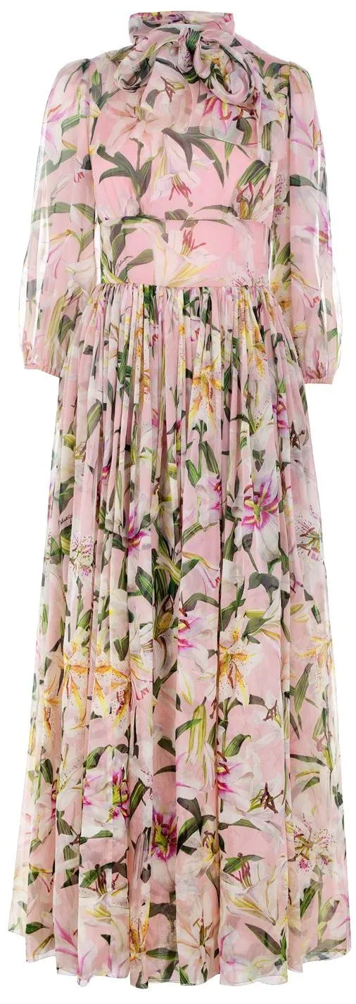 Lily Printed Midi Dress