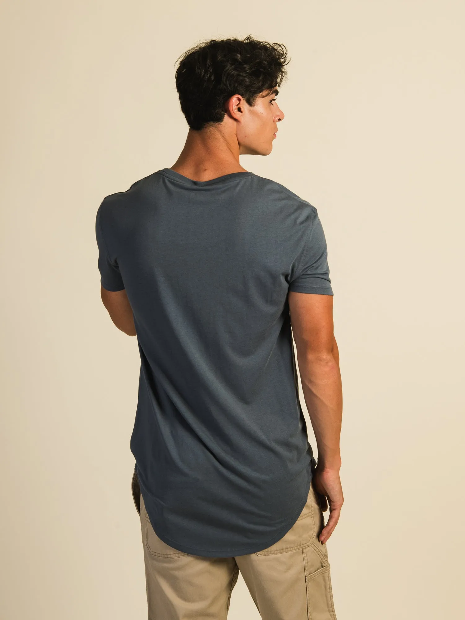 LONGLINE TEE - BLUE