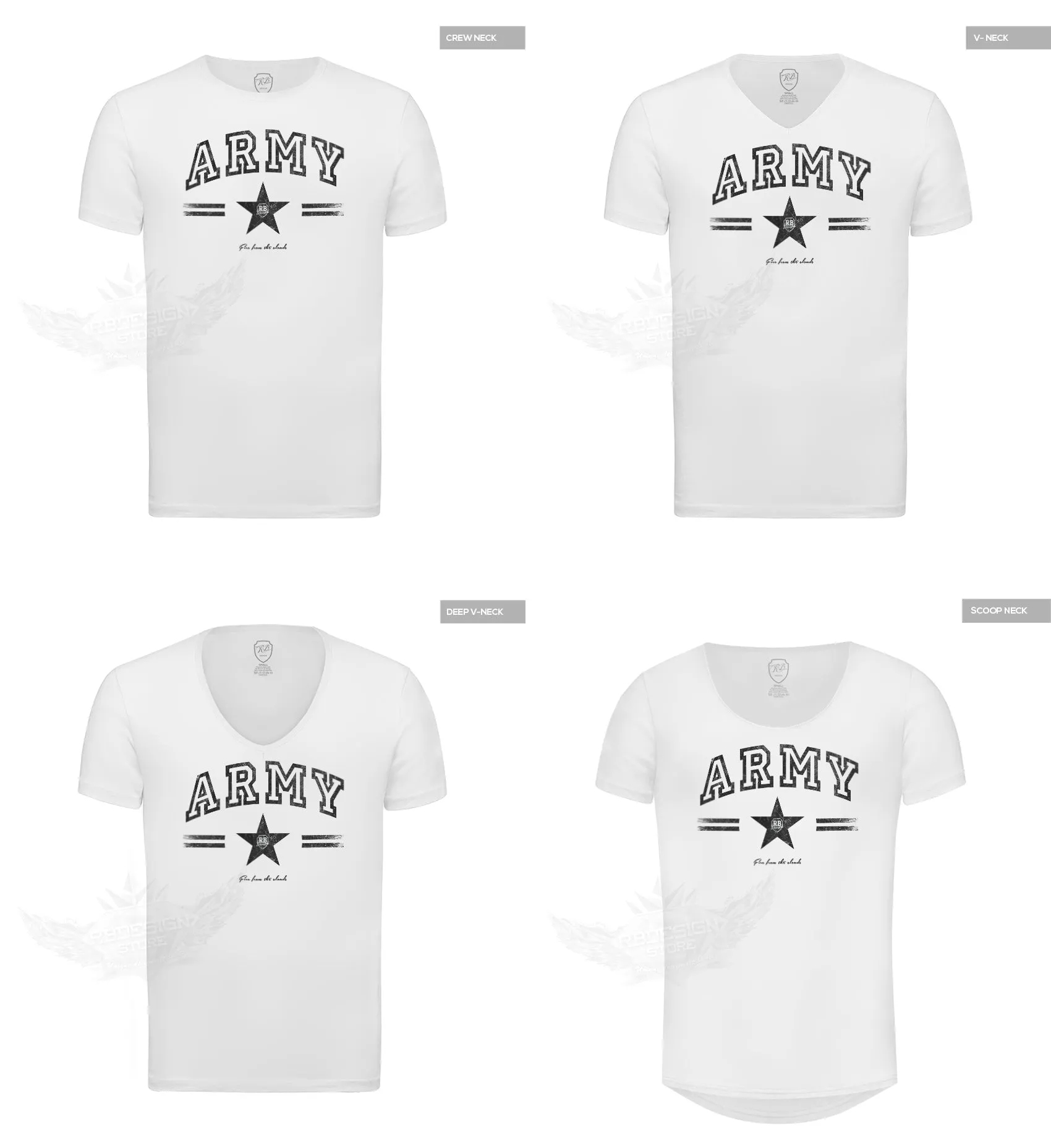 Mens T-shirt "Army" MD944