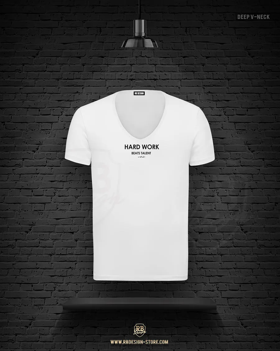 Mens T-shirt "HARD WORK BEATS TALENT" MD970