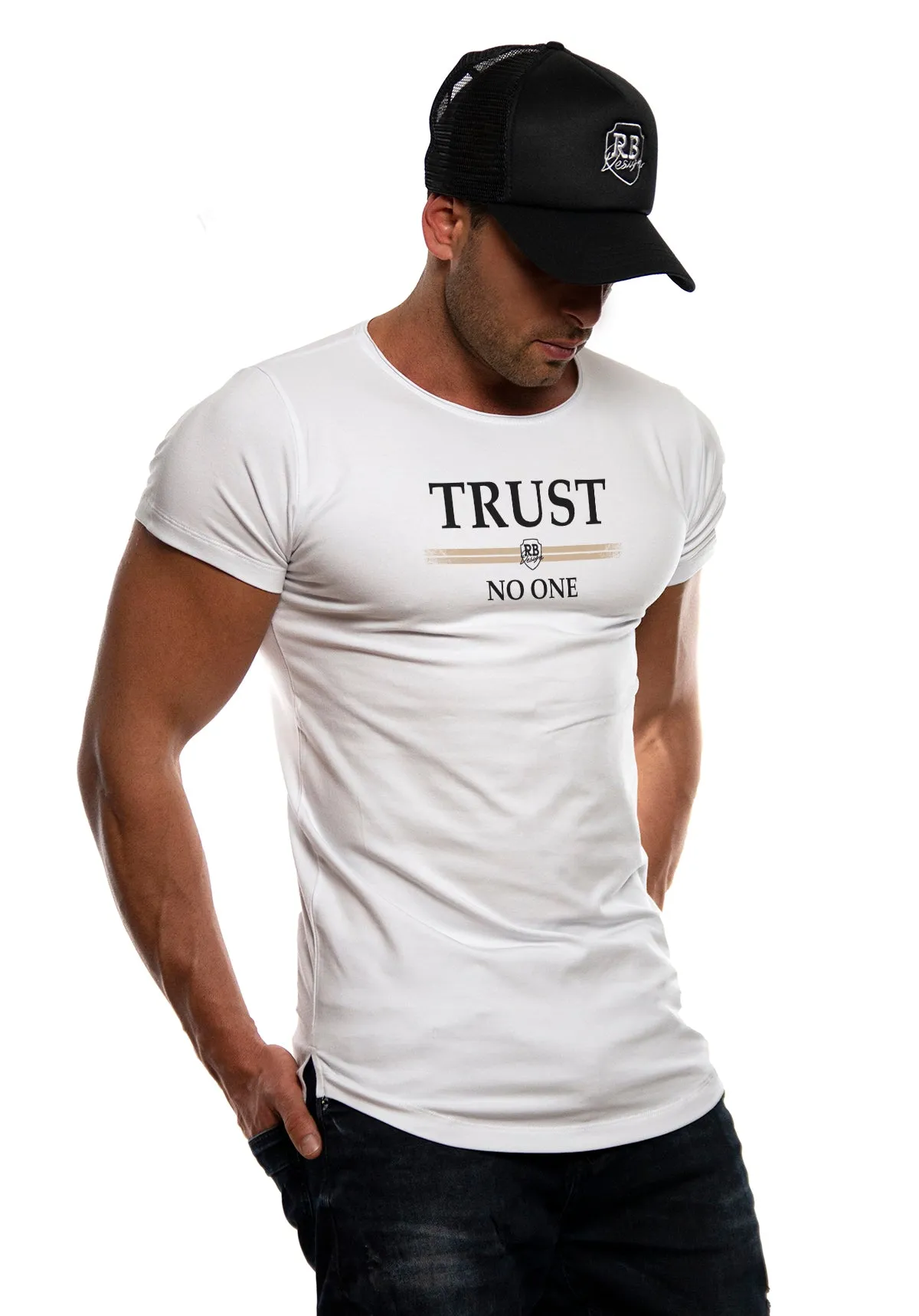 Men's T-shirt "TRUST NO ONE" MD976