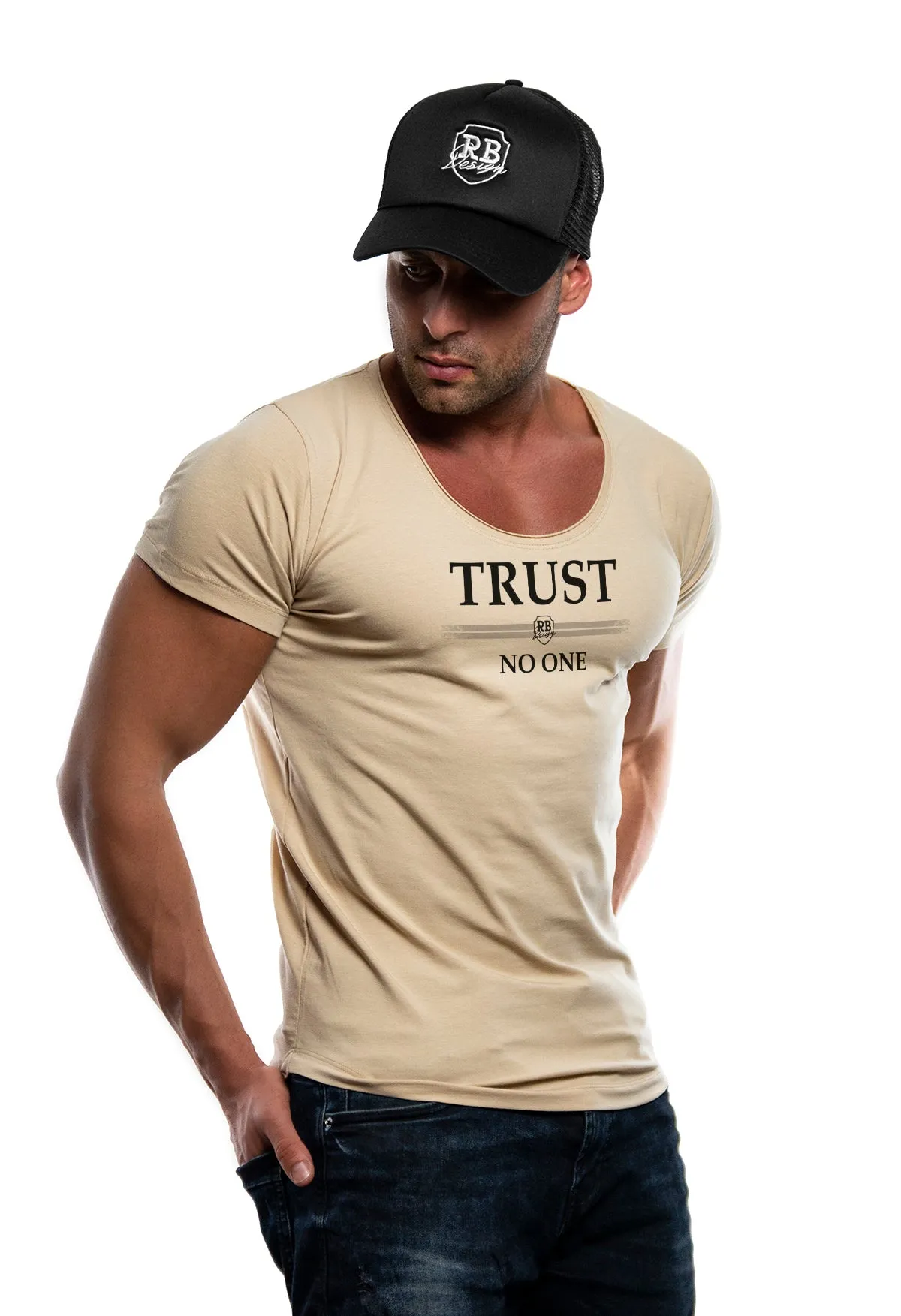 Men's T-shirt "TRUST NO ONE" MD976