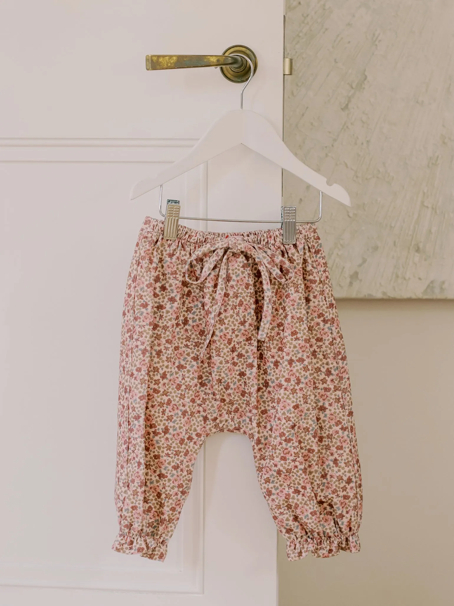 Pink Floral Forna Baby Girl Trousers