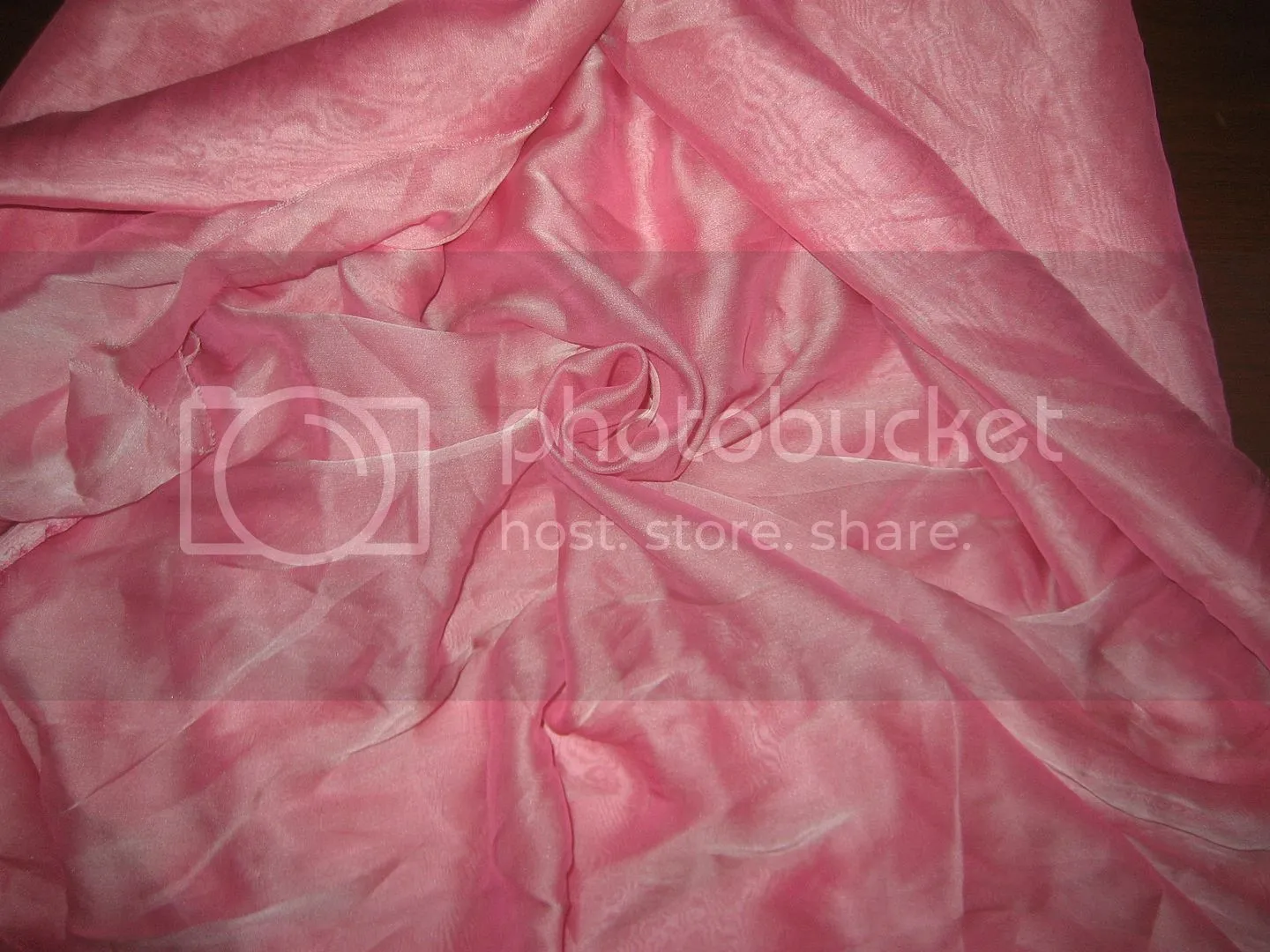 POLYESTER GEORGETTE FABRIC Pink color 44&quot;