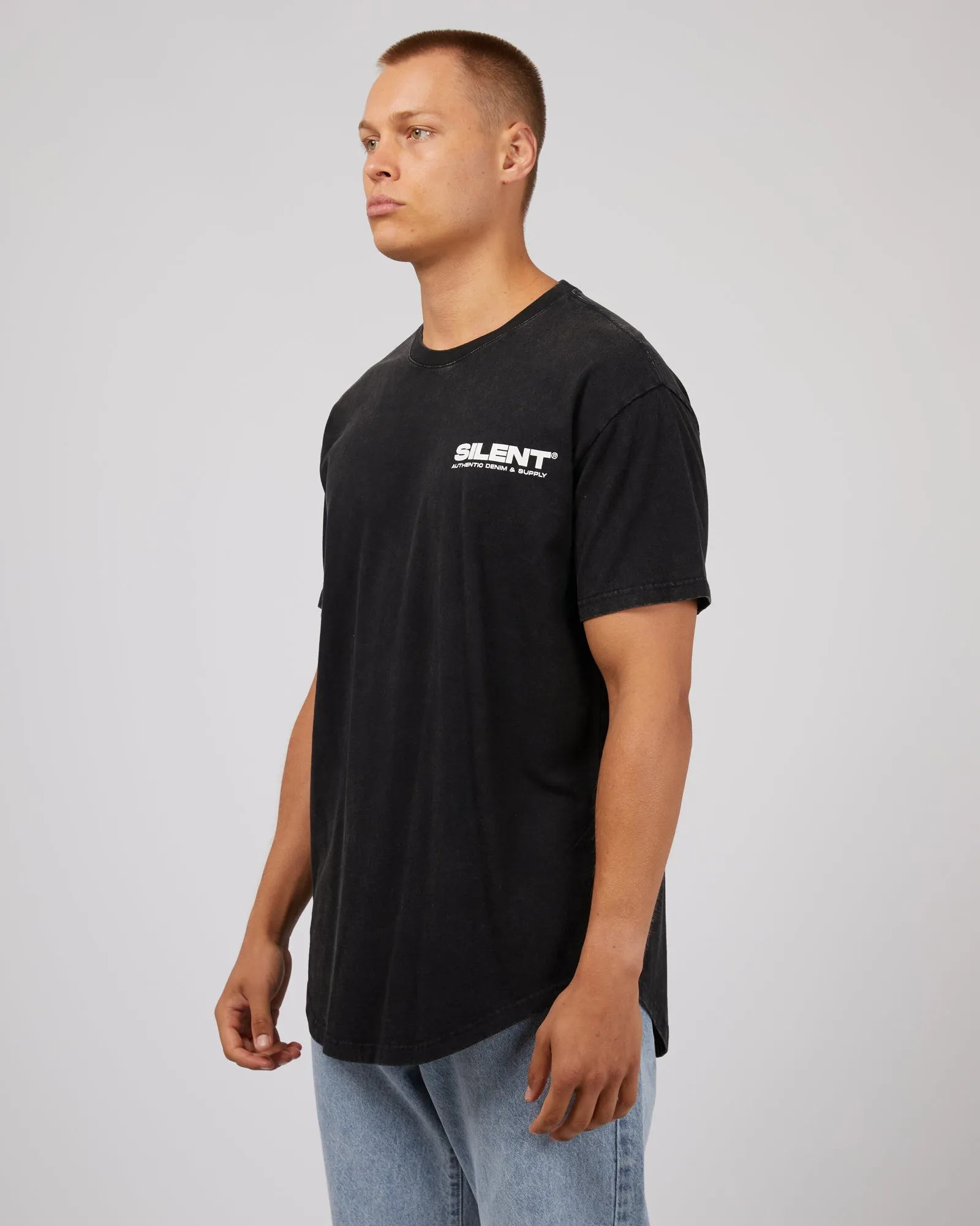 Raptor Tee Washed Black