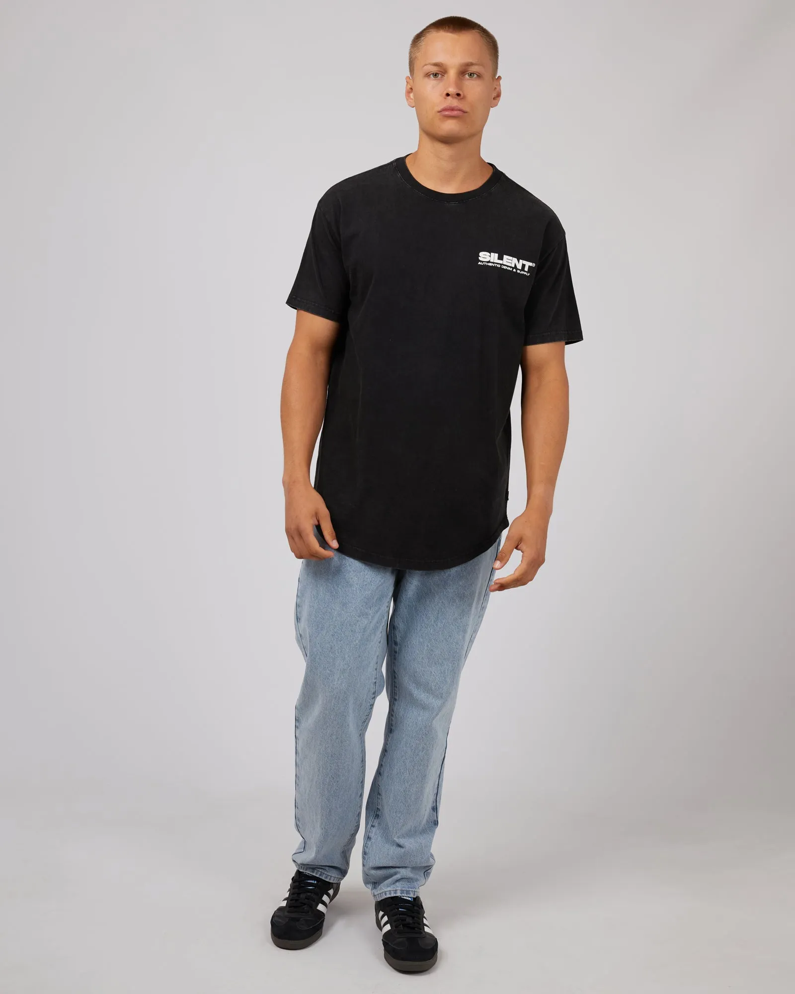 Raptor Tee Washed Black