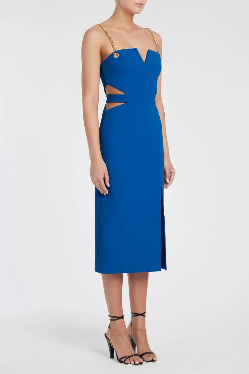 Rebecca Vallance Iman Cut Out Midi Dress