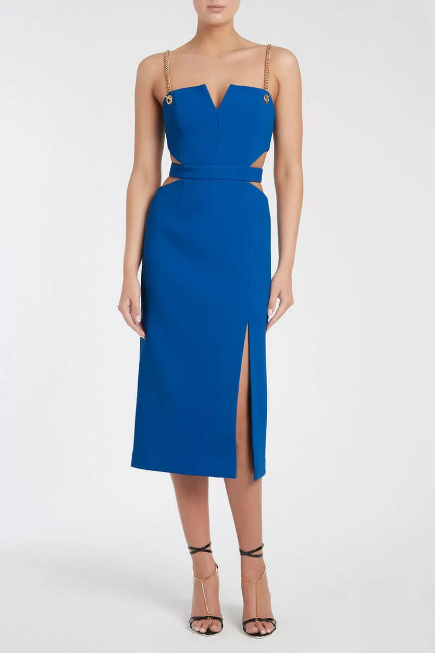 Rebecca Vallance Iman Cut Out Midi Dress