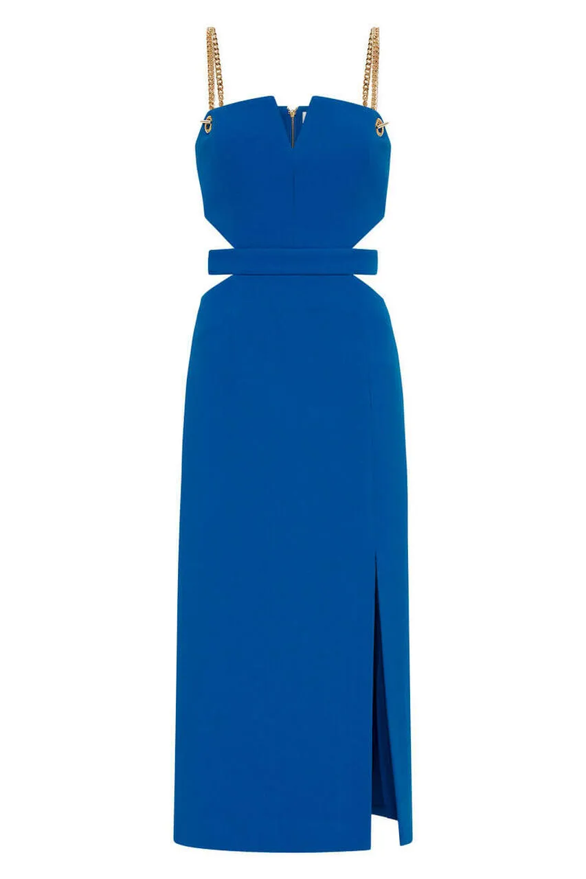 Rebecca Vallance Iman Cut Out Midi Dress