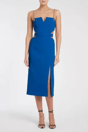 Rebecca Vallance Iman Cut Out Midi Dress