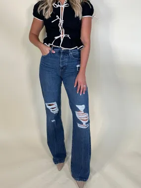 Relaxed Fit High Rise Jean