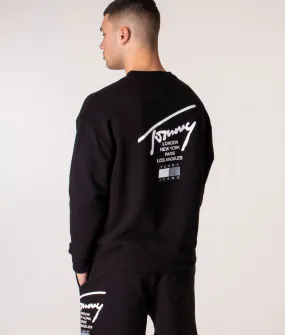 Relaxed Fit Signature Modern Essential Logo Sweatshirt