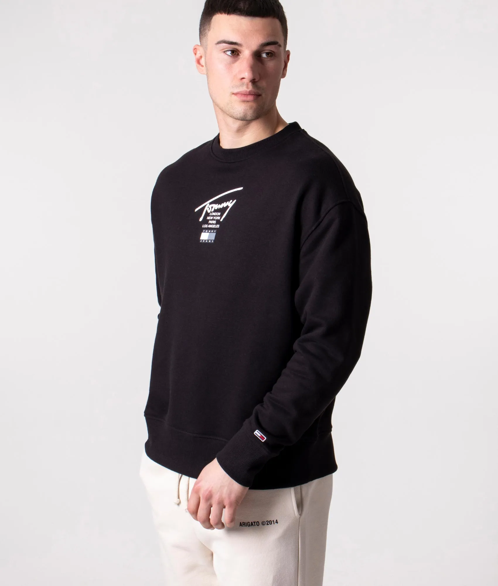 Relaxed Fit Signature Modern Essential Logo Sweatshirt