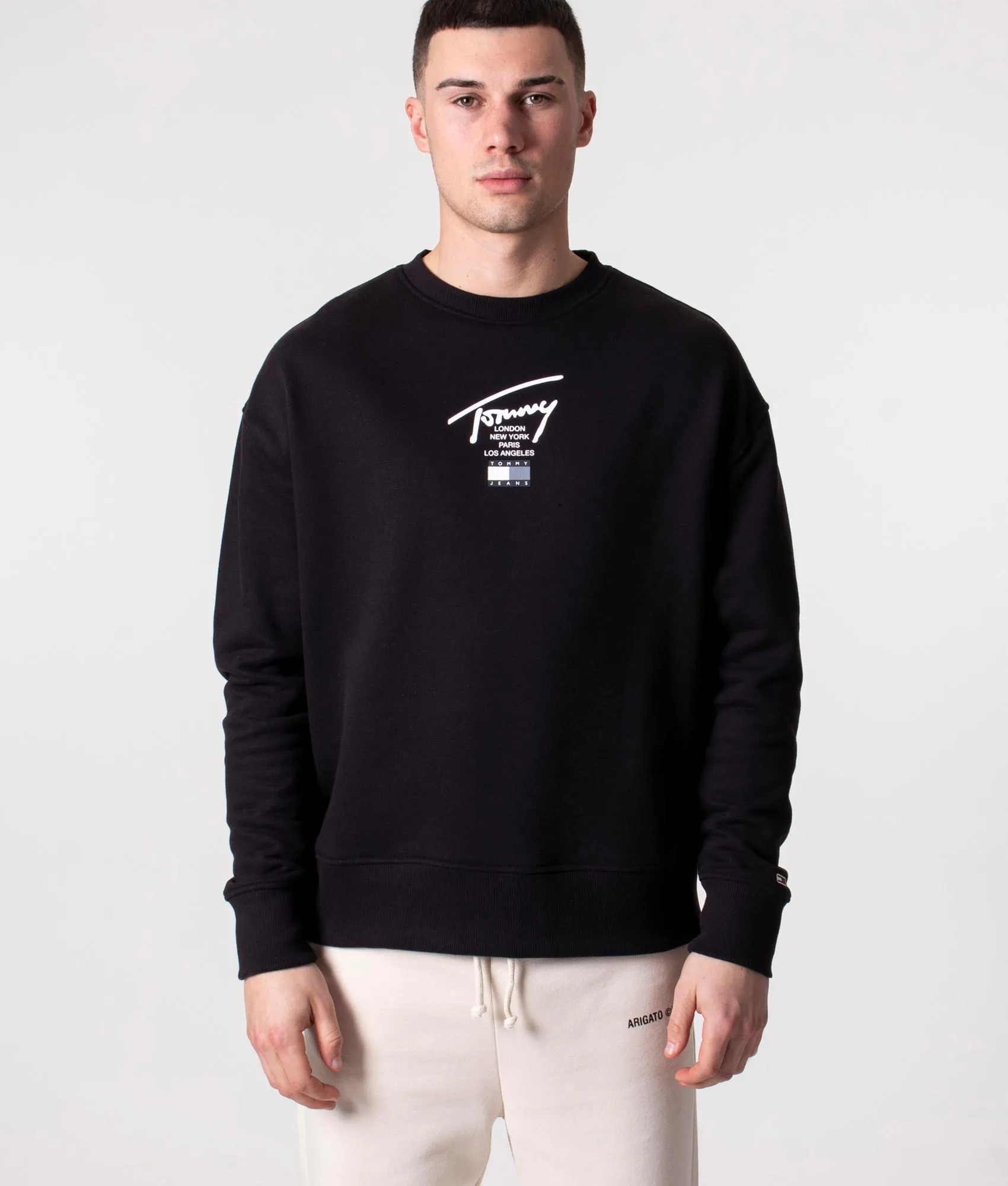 Relaxed Fit Signature Modern Essential Logo Sweatshirt