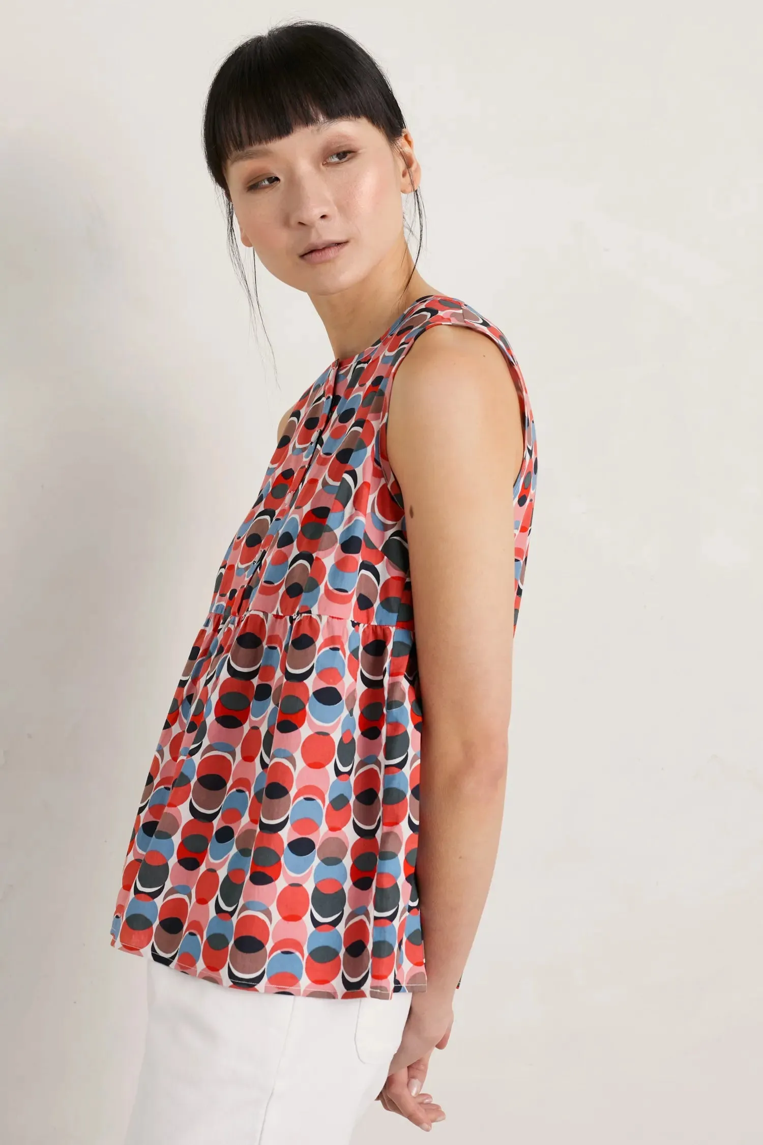 Seasalt Winnowing Sleeveless Vest Top