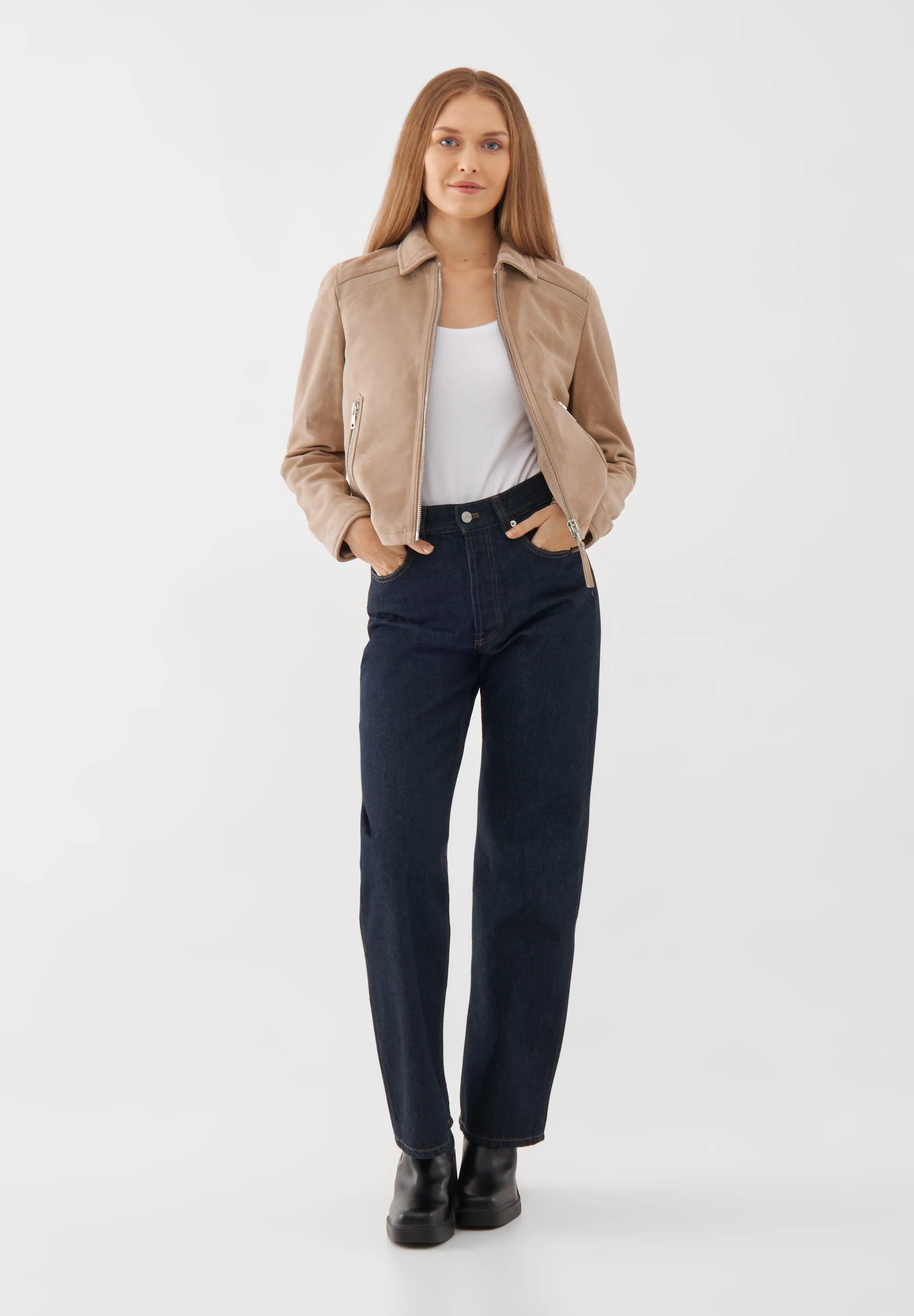 Suede Worker Jacket