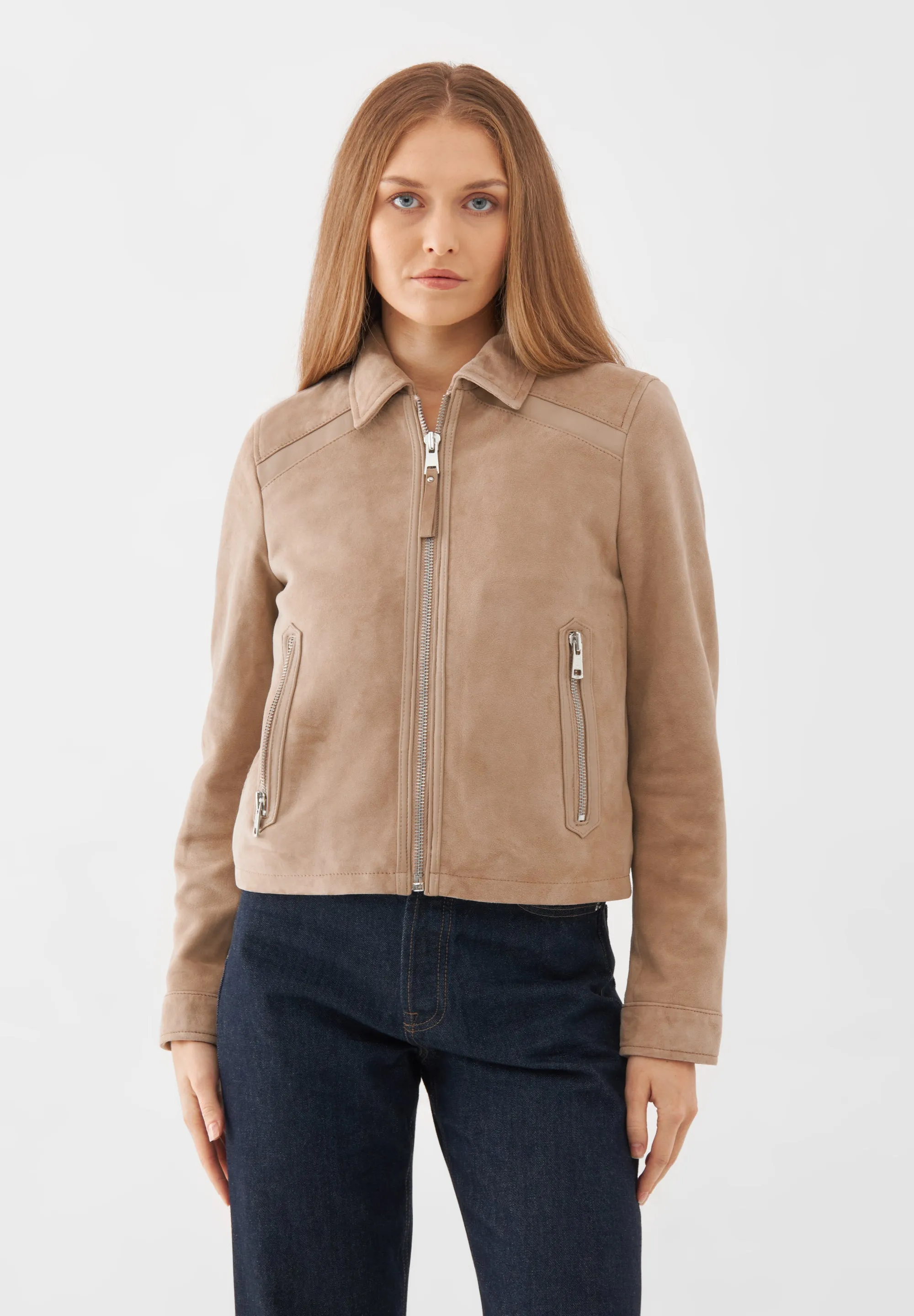 Suede Worker Jacket