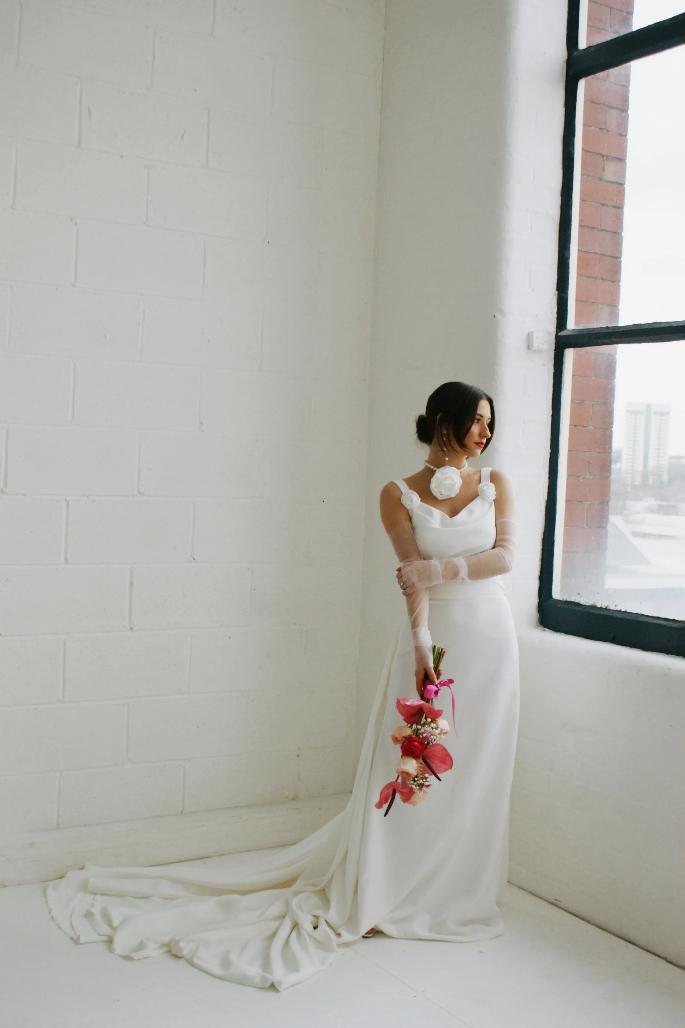 Try At Home -  Rosa Crepe Bridal Gown