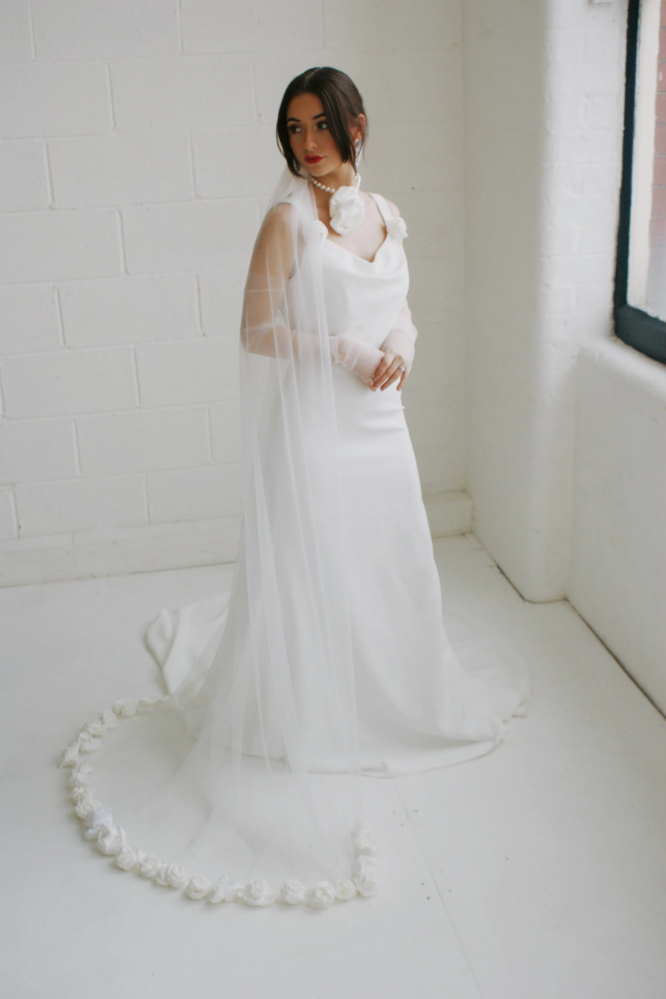 Try At Home -  Rosa Crepe Bridal Gown