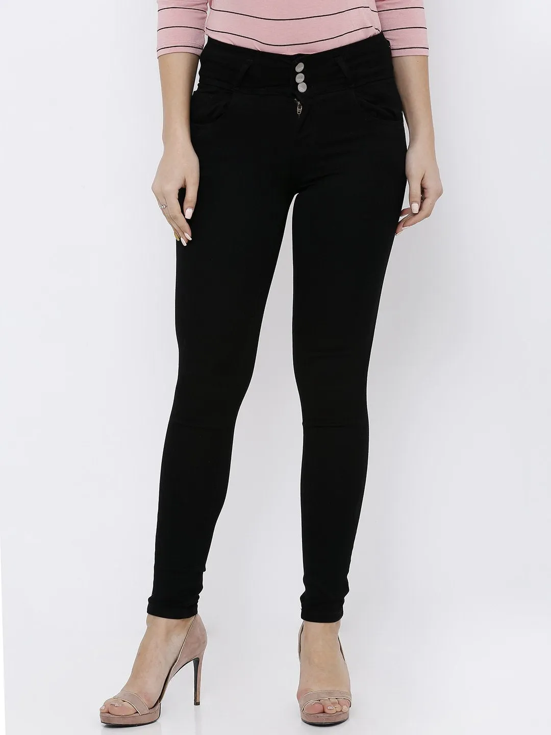 Women High-Rise Skinny Fit Jeans