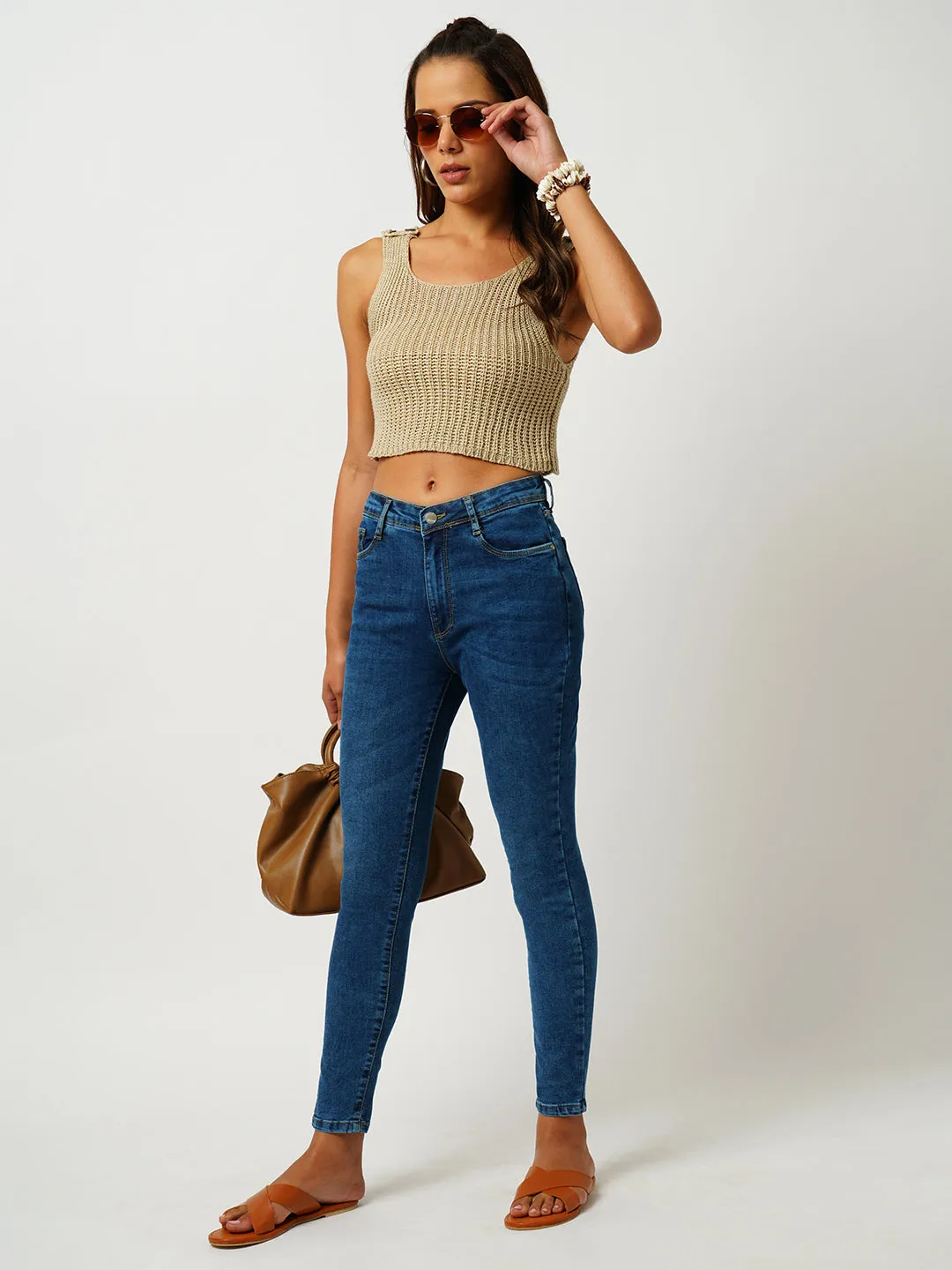 Women High-Rise Skinny Fit Jeans