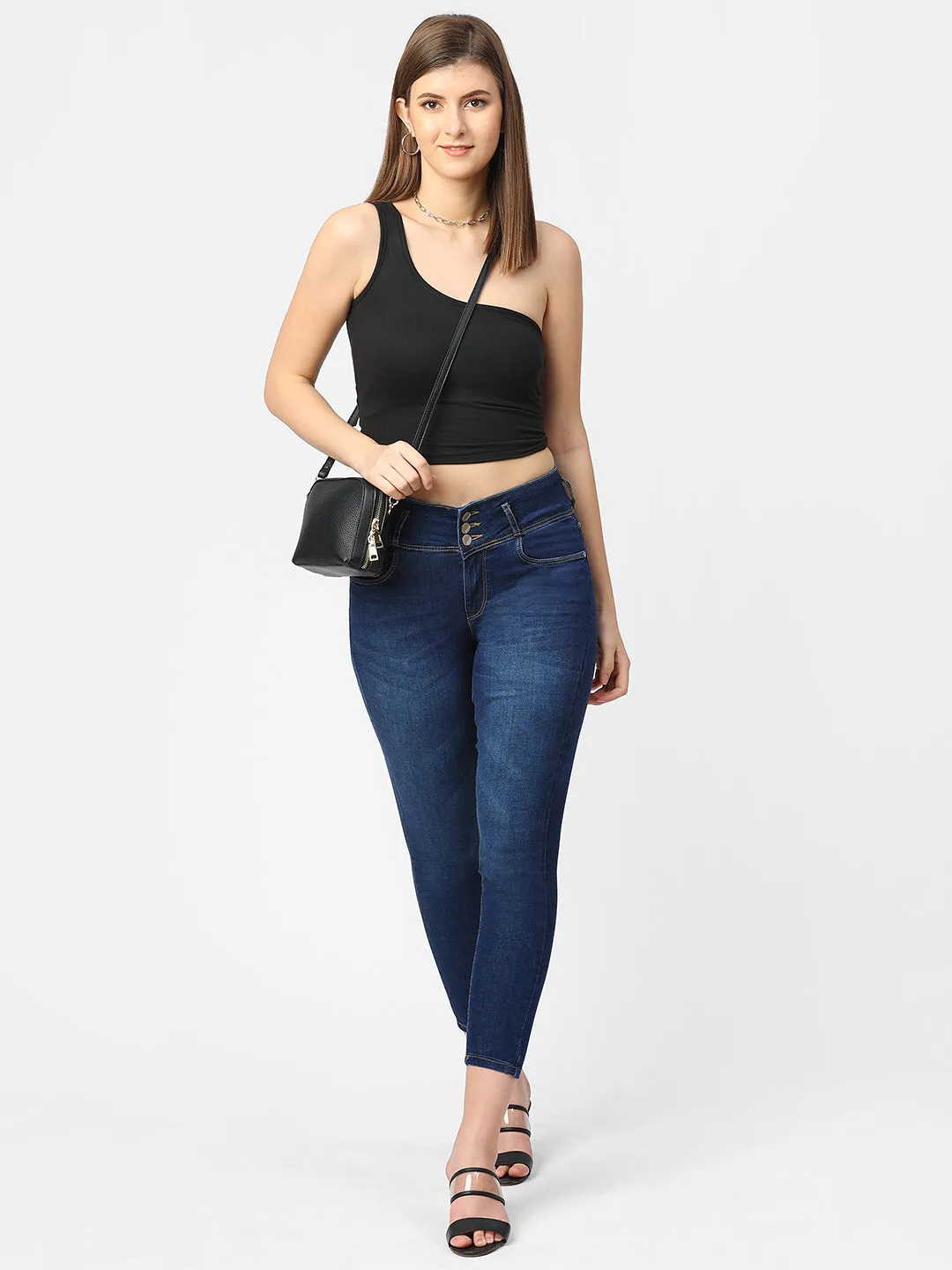 Women High-Rise Skinny Fit Jeans