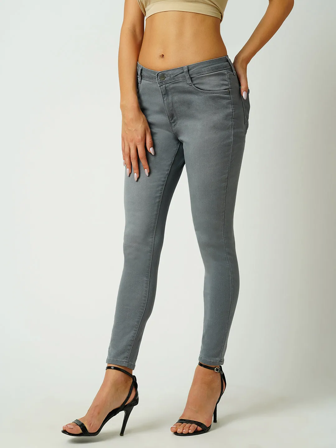 Women High-Rise Skinny Fit Jeans