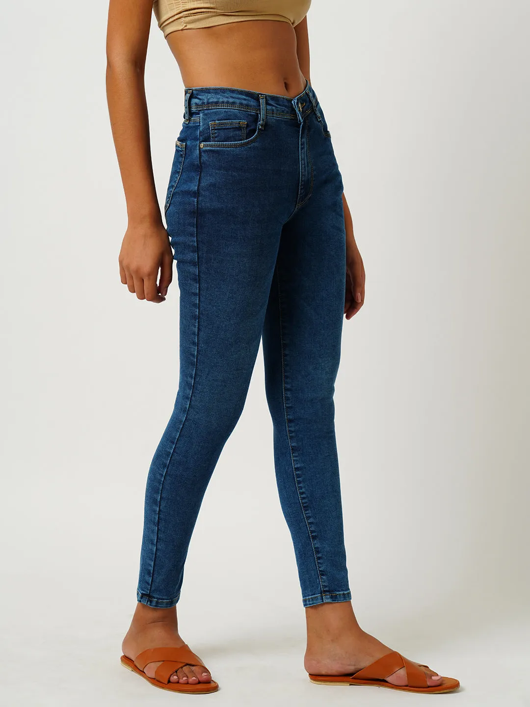 Women High-Rise Skinny Fit Jeans