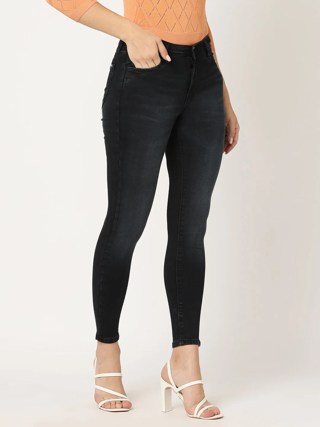 Women High-Rise Skinny Fit Jeans